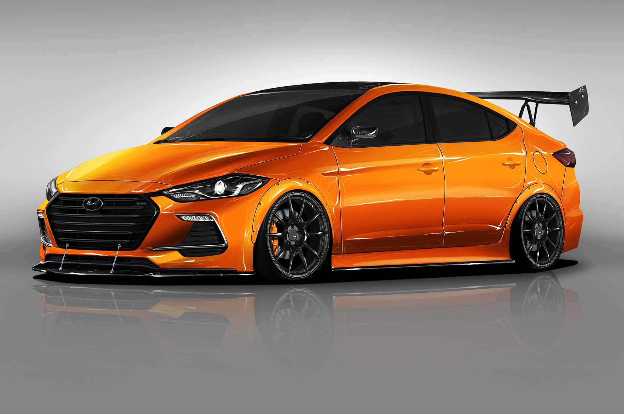 Тюнингованный хендай. Hyundai Elantra Sport 2017. Hyundai Elantra Sport 2016 Tuning. Elantra Tuning 2017. Elantra 2018 Sport.