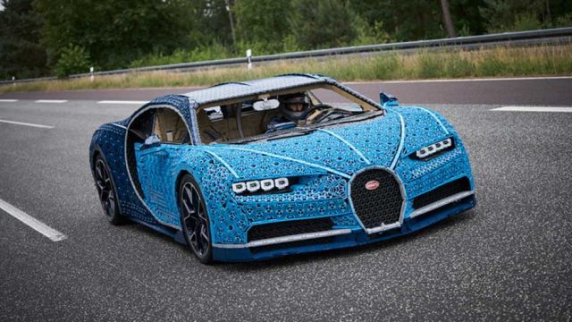 1 milyon parça ile gerçek boyutta LEGO Bugatti Chiron!